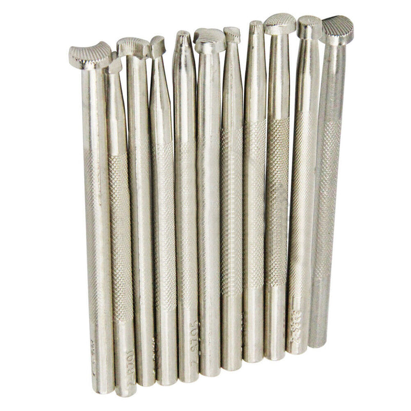 20pcs DIY Leather Working Saddle Making Tools Craftool Leather Craft Stamps