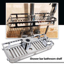 Bathroom Tray Stand Storage Rack Organizer Lifting Rectangle Shower Shelf Newly