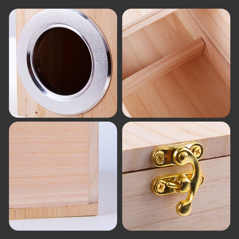 Wood Birdhouse Parakeet Breeding Nest Yard Budgerigar Pet Parrot Birdhouse Ca