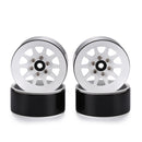 4pcs Simulation Wheel Hub Kit for Retro RC Climbing Car Beadlock Wheel Rims