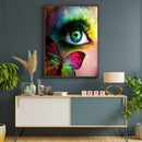 Green eyes 40x50cm Oil Paint By Numbers Picture DIY Painting M653