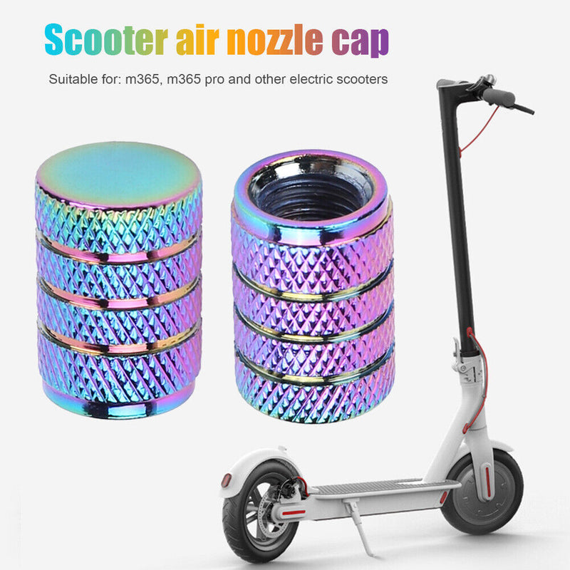 2pcs Electric Scooter Valve Stem Cap Wheel Tyre Stems Cover for M365 Pro  Newly