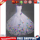 Special Shaped 5D Kit White Wedding Dress Diamond Painting Craft (YXC021)