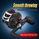 8kg Drag Strong Brake Low Profile Baitcasting Fishing Reel Metal Fishing Tack