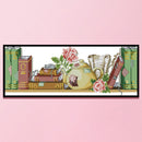 Partial Embroidery DIY Books Mouse 14CT Stamped Kit Cross Stitch Wall Decor