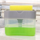 2 in 1 Automatic Soap Dispenser Hand Press Liquid Soap Pump for Kitchen Bathr