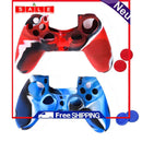 2PCS Red & Blue Silicone Soft Skin Case Cover Protector & 4Pcs Joystick T