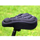 Bike Silicone Saddle Seat Cover Silica Gel Cushion Soft Pad Black