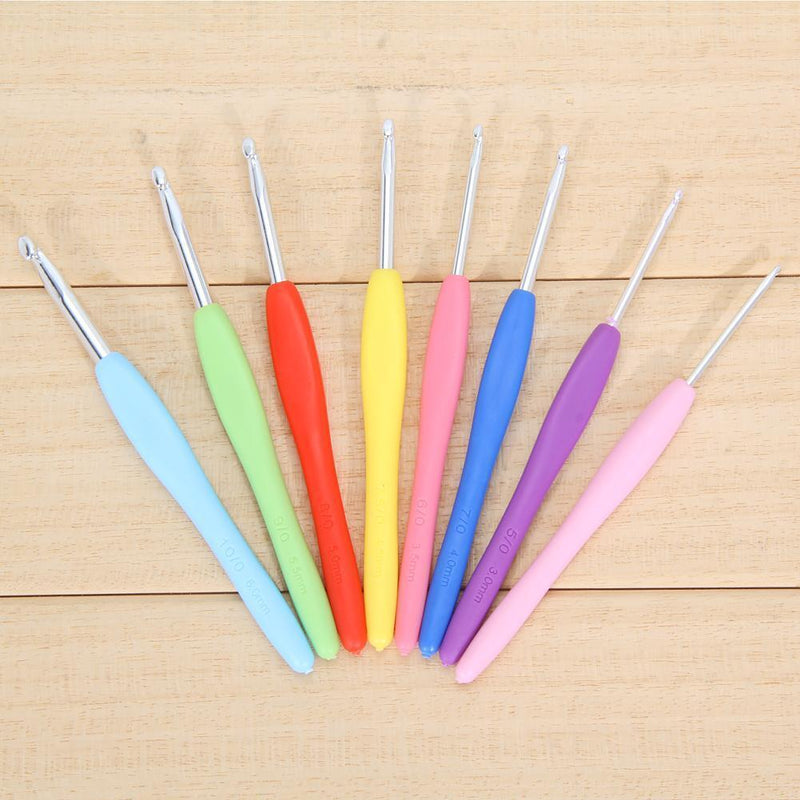 1 Set Crochet Hook Needles Knitting Kit Meshes Knitting Crafts Weaving Case Agony