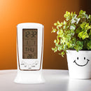 Mini Digital LED Backlight Calendar Temperature Thermometer Snooze Alarm Clock