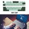 PBT Keycap for MX Switch Gaming Mechanical Keyboard Parts (Matcha Russian)