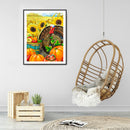 5D DIY Autumn Pumpkin Full Round Diamond Painting Kit Picture Artwork Craft