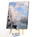 Landscape DIY Painting By Numbers Oil Art Drawing Wall Pictures Home Decor Gift