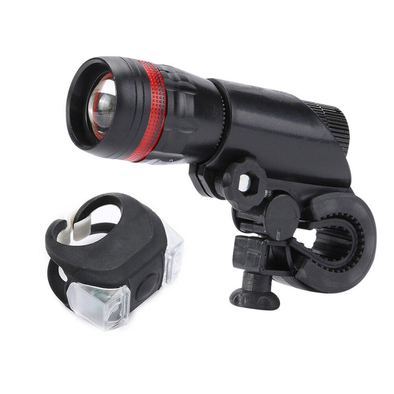 LED Mountain Bike Cycling Safety Warning Light Set Strong Flashlight Bicycle