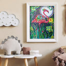 Flamingos 5D DIY Partial Special Shape Drill Diamond Painting