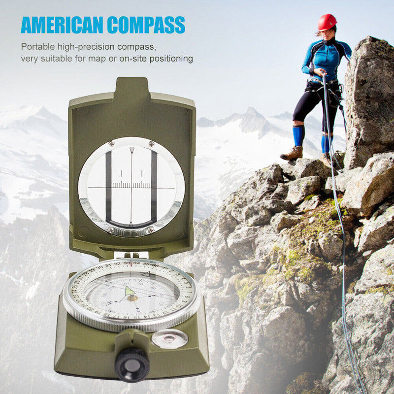 Portable Glowing Compass, Camping, Hiking, Boating, Survival, Navigati