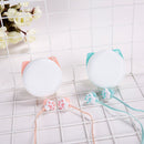 Cat Paw Wired Childs Earphone 3.5mm In-ear Earphone with Rotate Earphone Case