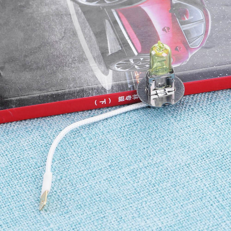 1pc H3 12V 55W 3000K Quartz Glass Car Xenon Head Mist Lamp Halogen Lamp