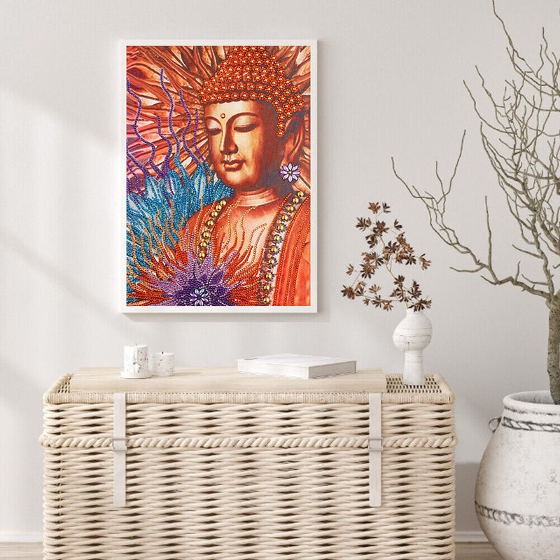 5D DIY Special Shaped Diamond Painting Buddha Mosaic Rhinestone Kit (AK026)