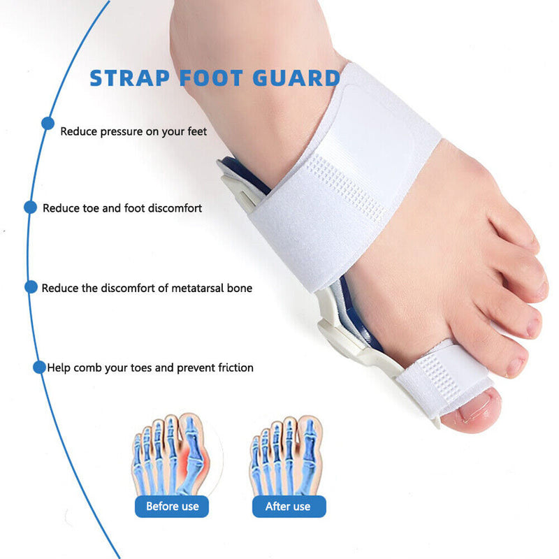 Hallux Valgus Corrector Orthotics Bunion Thumb Straightener Feet Adjuster Newly