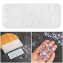 Making Number Casting Molds NumberShape Car Plate Phone Number Silicone Mold