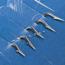 Fishing Hooks Jig Head 5 PCS Fish Head String Luminous Crappie U5H2 Sharp E4T8