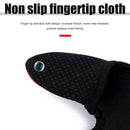 Fishing Gloves Protector Two Finger Anti-cut Outdoor Tackle Gloves (Blue) Newly