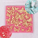 1Pcs Butterfly Lace Fondant Mold Silicone Cake Mold Baking Tool Best A8Q1