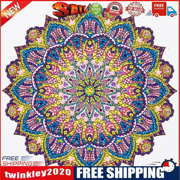 Partial Drill 5D Special Shape Diamond Painting Abstract Mandala Kit (X054)