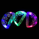 Flashing Tambourine KTV Party LED Noisemaker Musical Jingle Rattle Bell (S)