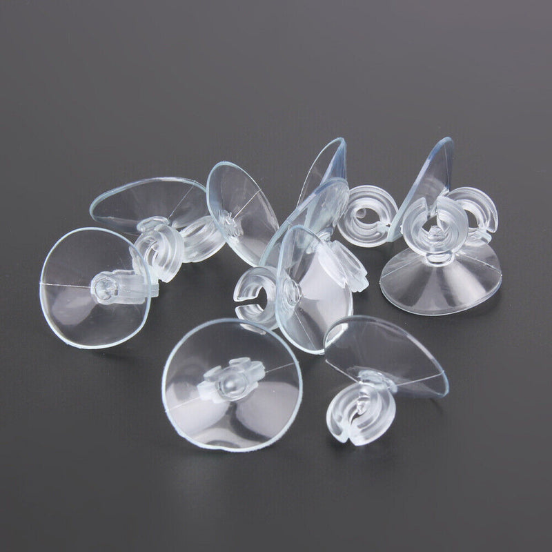 10X Aquarium Sucker Suction Cup for 4/6mm Air Line Pipe Tube Wire Holder
