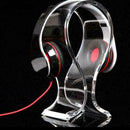 Crystal Acrylic Headphone Stand Headset Desk Rack Display AU Gift C5T7