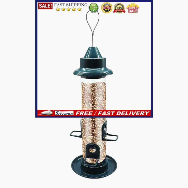 Bird Feeders - Hanging Feeder Squirrel Proof for Outside (Seed is not Inclu