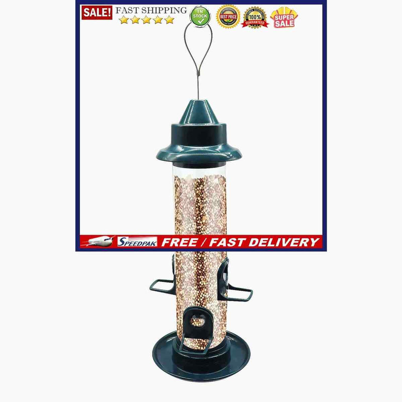 Bird Feeders - Hanging Feeder Squirrel Proof for Outside (Seed is not Inclu