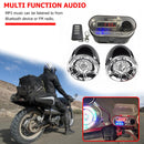 HY-007 Motorcycle Bluetooth Speaker Audio System with Mic TF Radio USB Charger