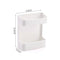 Wall Organizer Adhesive Remote Control Phone Charging Plug Holder (White) Newly