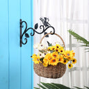 Wrought Iron Hanging Flower Basket Decorative Hanger Bracket (Flower Fairy)