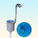 1 Pcs Wall-Mounted Pool Surface Automatic Skimmer Swimming Pool Cleaning Tool