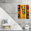 African Modern Woman Art Oil Paint By Numbers Kit Frameless Drawing Picture