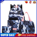 #A Tie Dye Ink Backpack Student School Bookbag Insulated Lunch Box for Teens Kid
