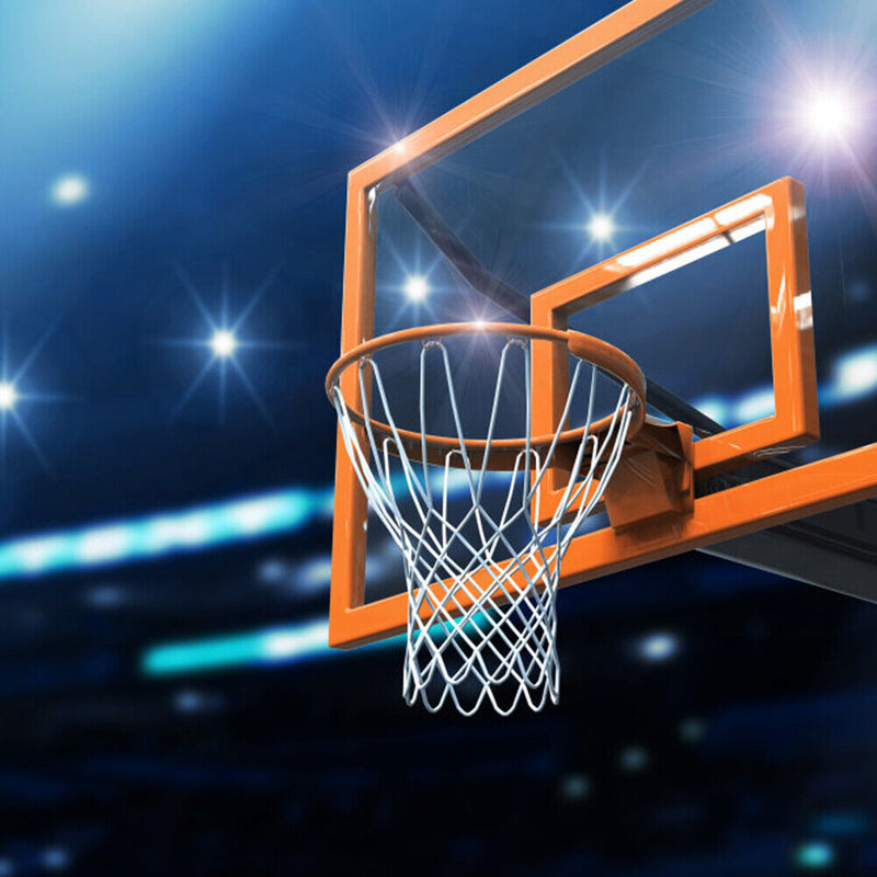 2pcs Sports Basketball Hoop Nylon Net Outdoor Backboard Goal Rim Thicken Me