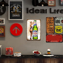 Beer Plate Metal Tin Sign Shabby Plaque for Bar Pub Club Home Decor (2)