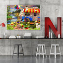 Street View Full Round Drill Diamond Painting Drawing Kit for Home Wall Decors