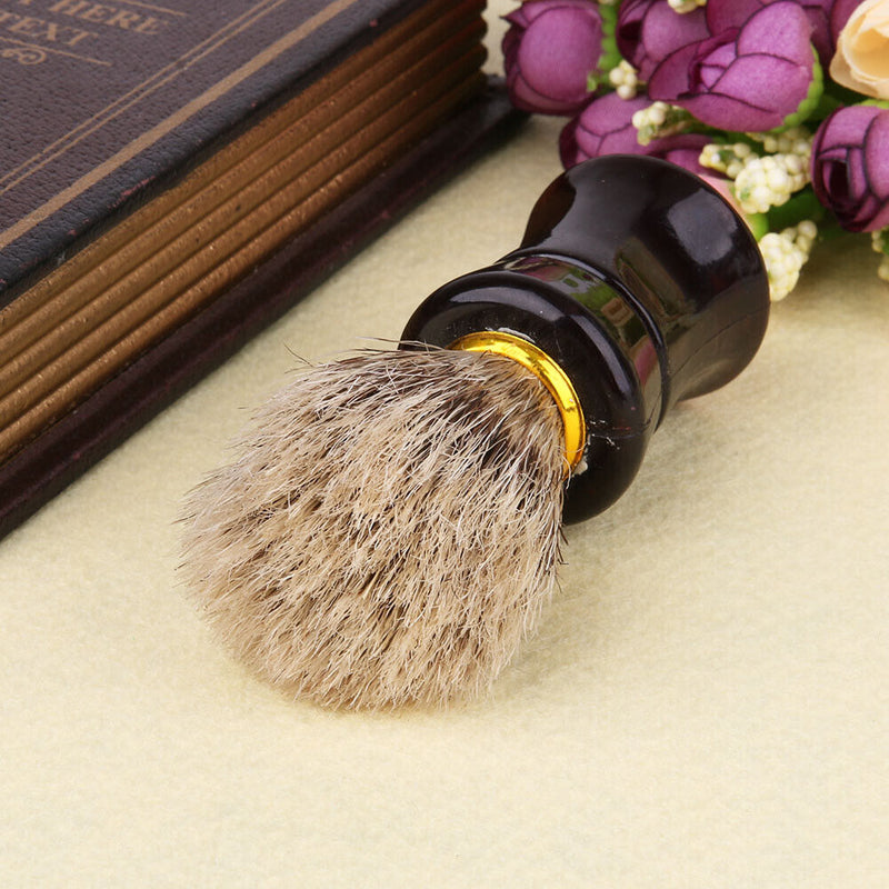 Men Hair Shaving Brush Hand-Made Silvertip Brushes Shave Tool Shaving Razor