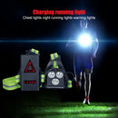 LED Running Light USB Waterproof for Jogging Hiking Safety Warning Chest Lamp