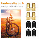18pcs Presta Valve Adaptors + Tire Valve Cap Set Bike Tire Valve Adapters