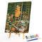 Oil Paint By Numbers Painting Kit Old Lady Friend 40x50cm No Frame (140581)