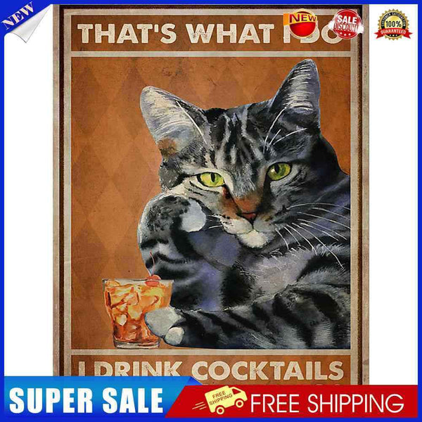 Black Cat Full Round Drill DIY Diamond Painting Handmade Mosaic Art Picture