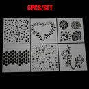 Crafts Stamp Embossing Template Layering Stencils Scrapbooking Walls Painting