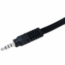 to Male Audio Video Laptop 3.5mm Jack to 3 RCA Adapter Wire AV Cable AUX Cable